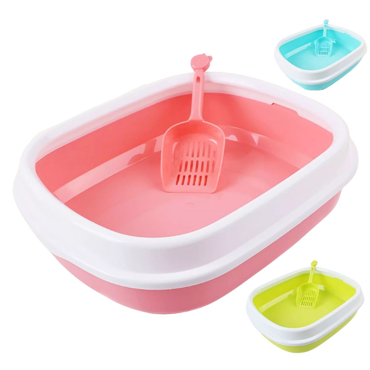 Litter Box With Scoops For Cat