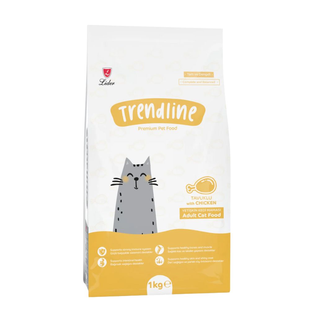 Trendline Cat Food Adult Chicken 1Kg