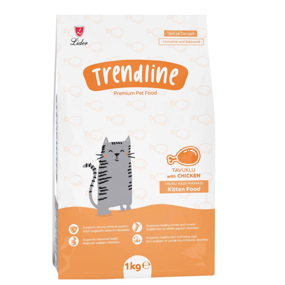 Trendline Cat Dry Food Kitten Chicken 1Kg