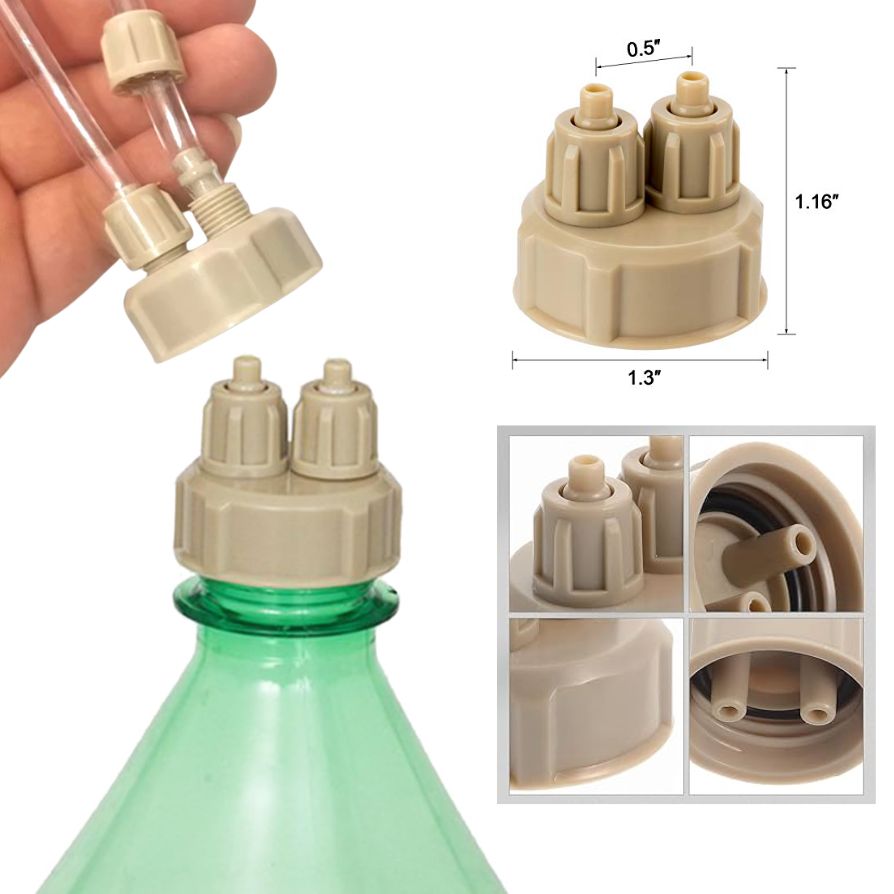 High Quality DIY CO2 Bottle Cap ( Brine Shrimp Hatchery )
