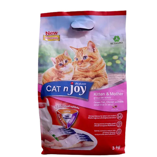 Cat n’joy Cat Adult Food Kitten Mother & Baby 3 kg