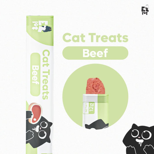 EZPET 100% PREMIUM Cat Treats Beef