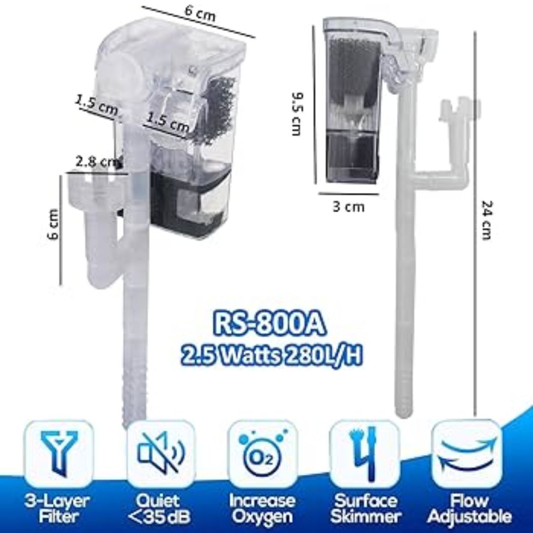 RS Electrical (RS-800A)2.5 Watt Mini Size Hang On Filter