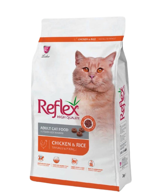 Reflex High-Quality Adult Cat Food With Chicken and Rice 2 kg