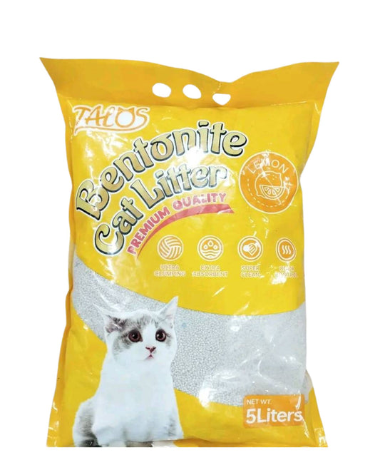 Talos Premium Bentonite Cat Litter Lemon 5 L