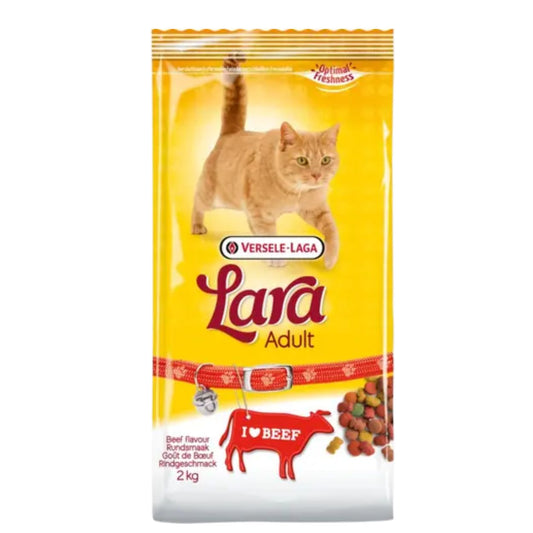 Versele Laga Lara Adult Cat Food Beef Flavour 2kg