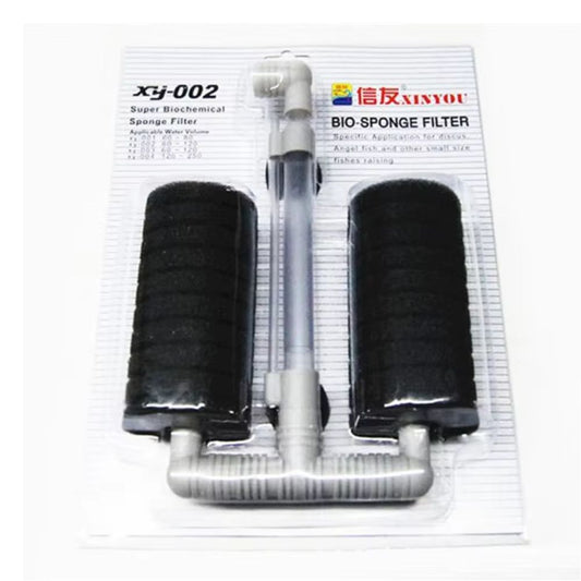 XY-002 Aquarium Fish Tank Bio Sponge Foam Filter for Oxygen Supply & Bacteria