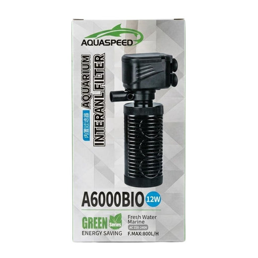 AQUASPEED A6000bio Aquarium Internal Filter 12w