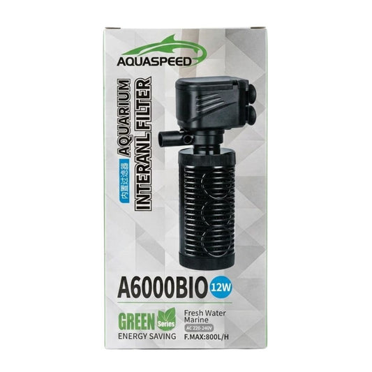 AQUASPEED A6000bio Aquarium Internal Filter 12w