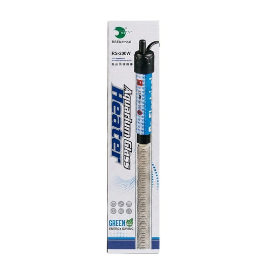 RS Electrical Fully Automatic 200w High Glass Aquarium Heater
